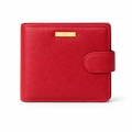 Glamour Posh Clara Bifold Wallet – Red Leather Look Wallet